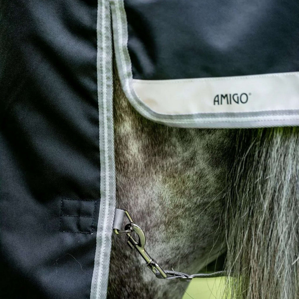 Amigo Bravo 12XL Original Turnout Mediana 250g Black/Titanium Grey