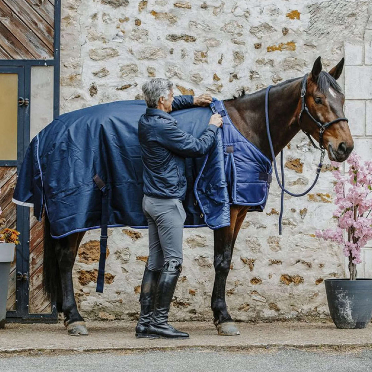 EQUITHÈME Bajoalfombra Classic 300g Navy