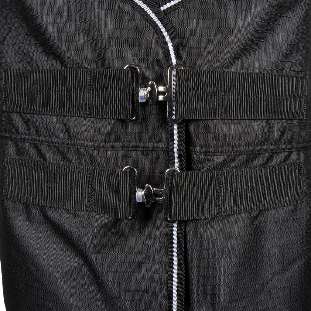 EQUITHÈME Alfombra de Exterior 600D Standard 300g Negro