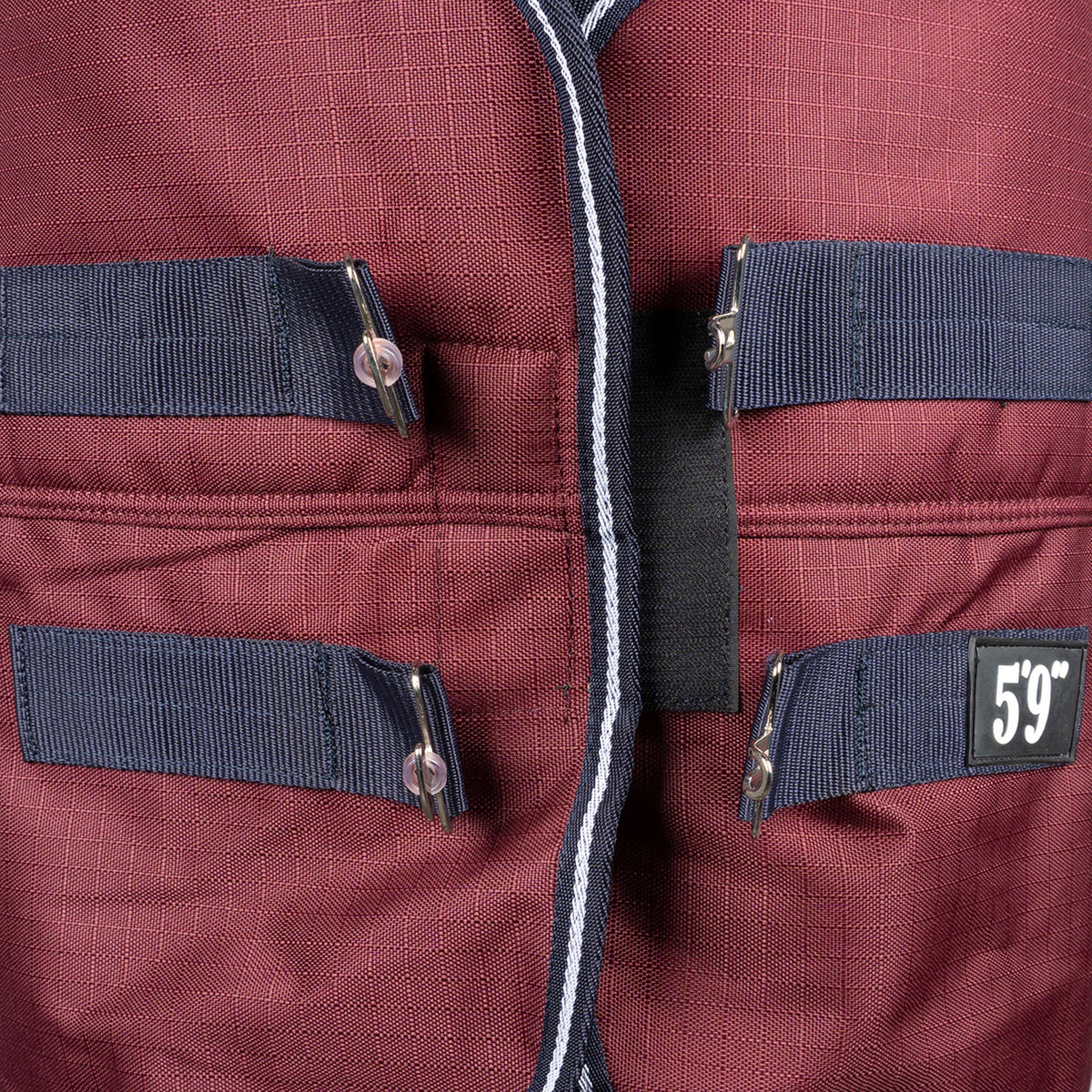 EQUITHÈME Alfombra de Exterior 1200D 150g Standard Burdeos