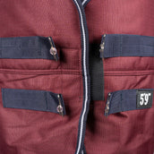 EQUITHÈME Alfombra de Exterior 1200D 150g Standard Burdeos