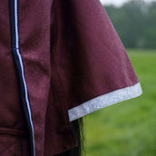 EQUITHÈME Alfombra de Exterior 1200D 50g High Neck Burdeos