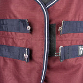 EQUITHÈME Alfombra de Exterior 1200D 50g High Neck Burdeos