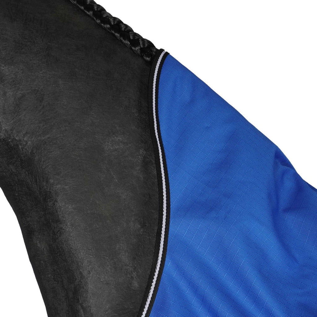 EQUITHÈME Alfombra de Exterior 1200D 0g Aisance High Neck Royal Blue