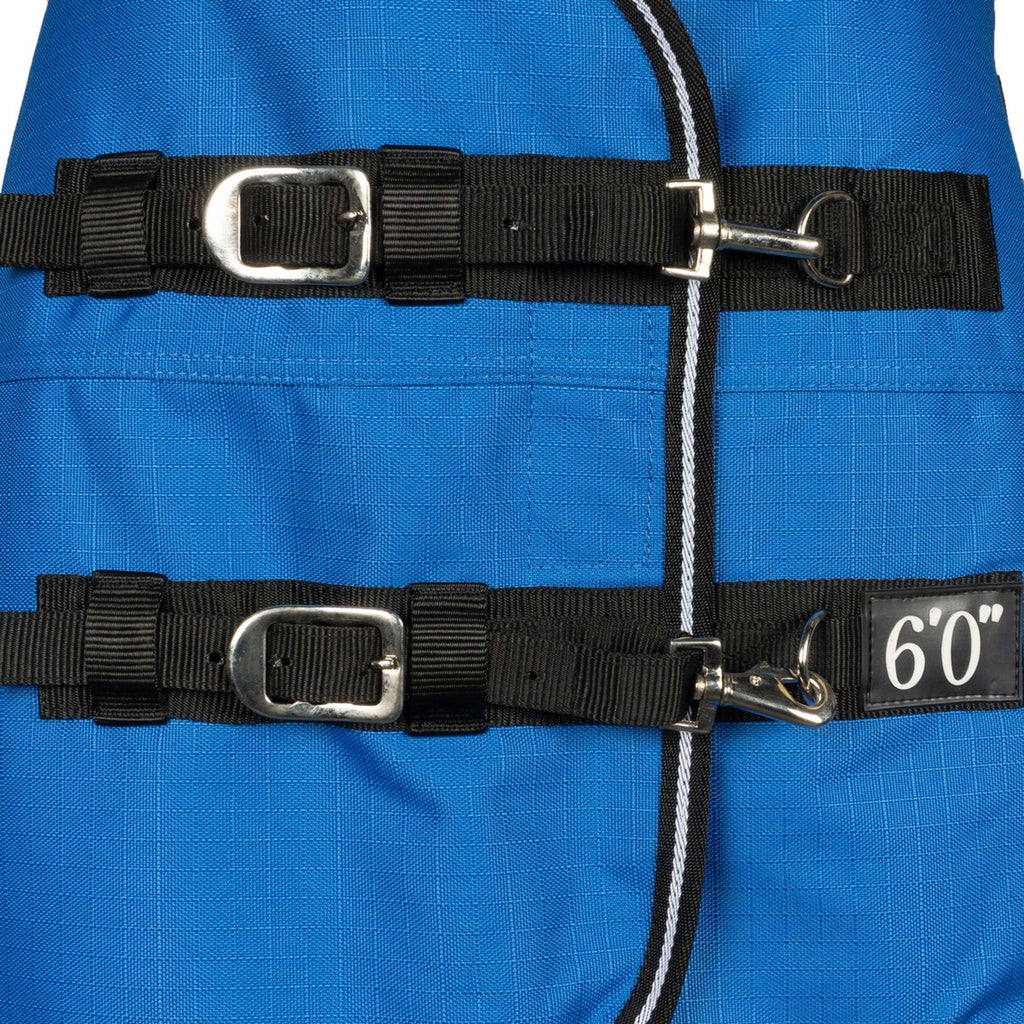 EQUITHÈME Alfombra de Exterior 1200D 300g Aisance High Neck Royal Blue
