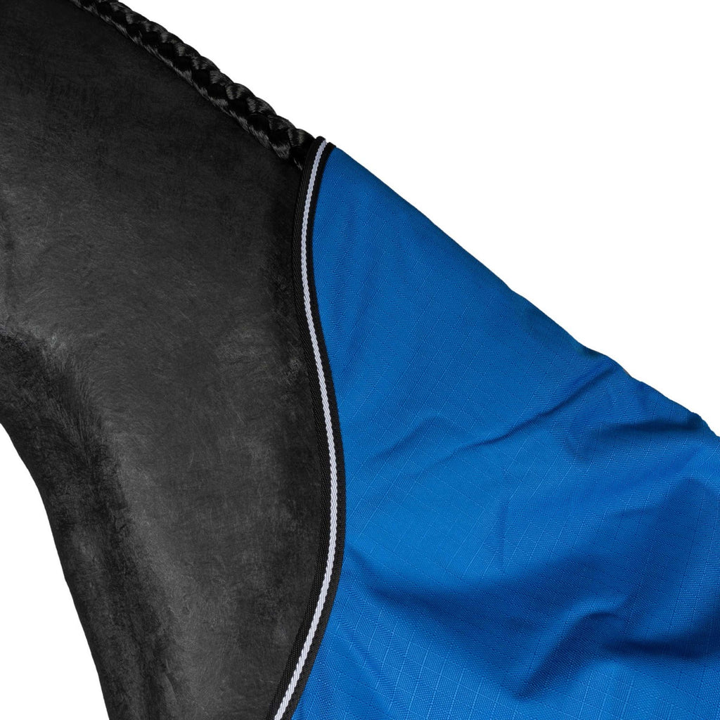 EQUITHÈME Alfombra de Exterior 1200D 300g Aisance High Neck Royal Blue