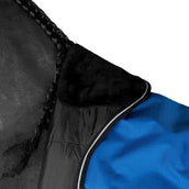 EQUITHÈME Alfombra de Exterior 1200D 50g Aisance High Neck Royal Blue