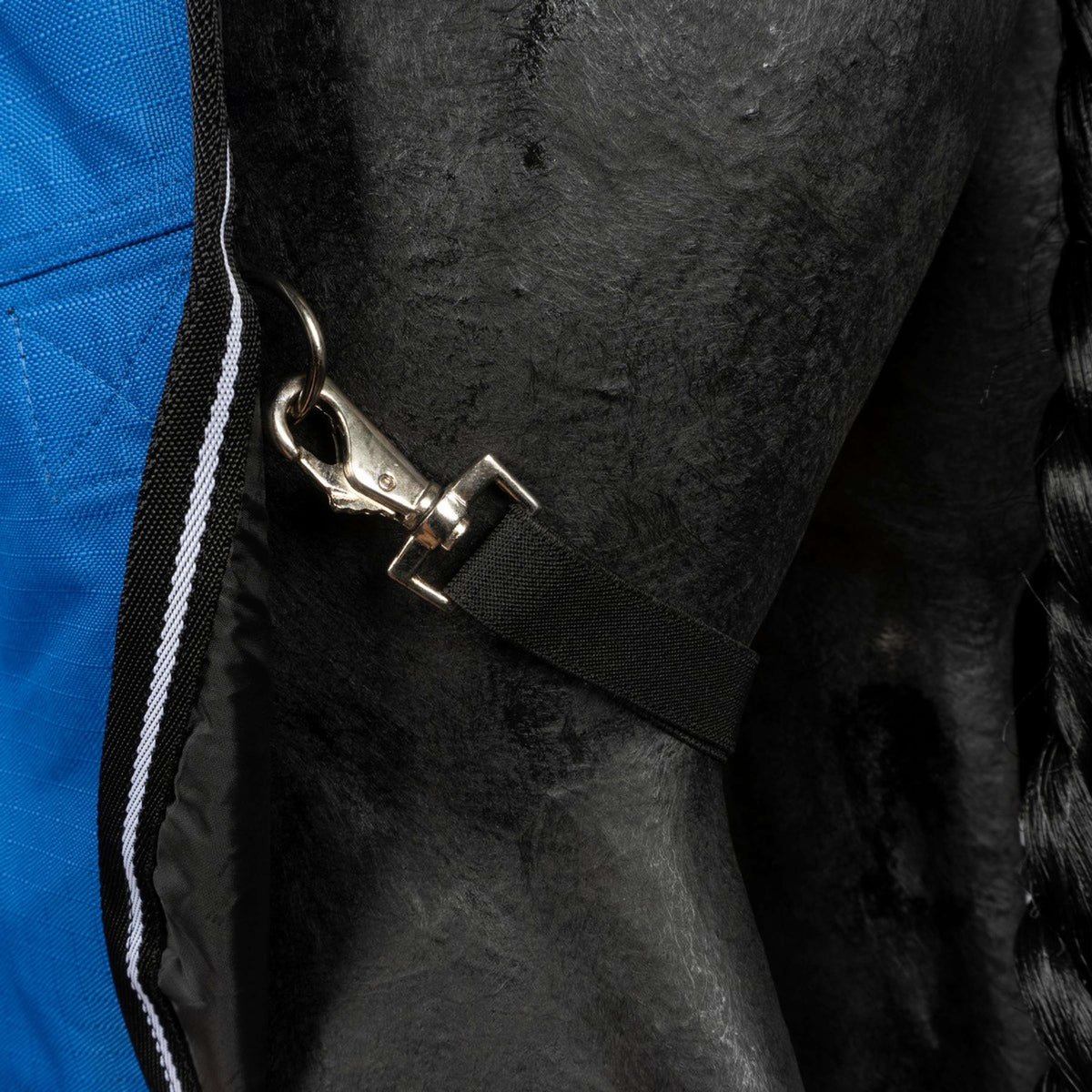 EQUITHÈME Alfombra de Exterior 1200D 50g Aisance High Neck Royal Blue