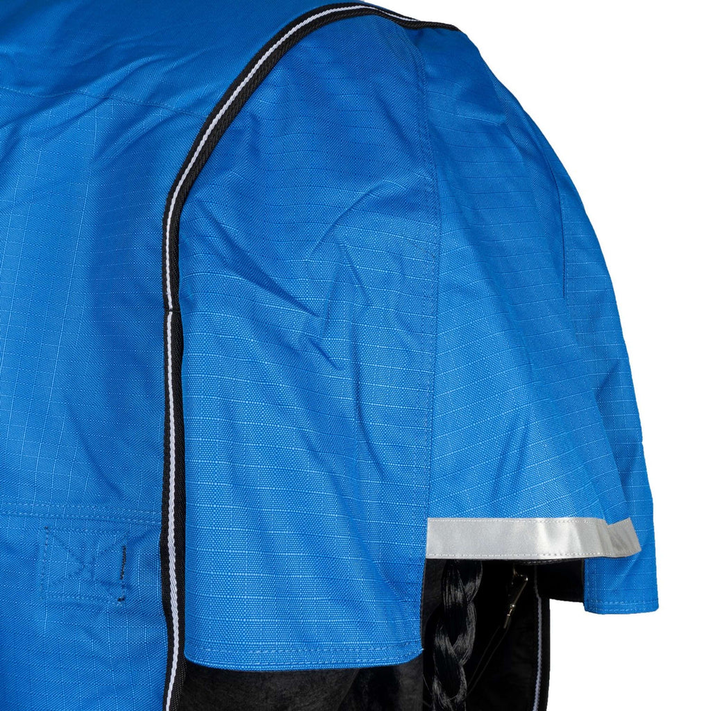 EQUITHÈME Alfombra de Exterior 1200D 300g Aisance High Neck Royal Blue