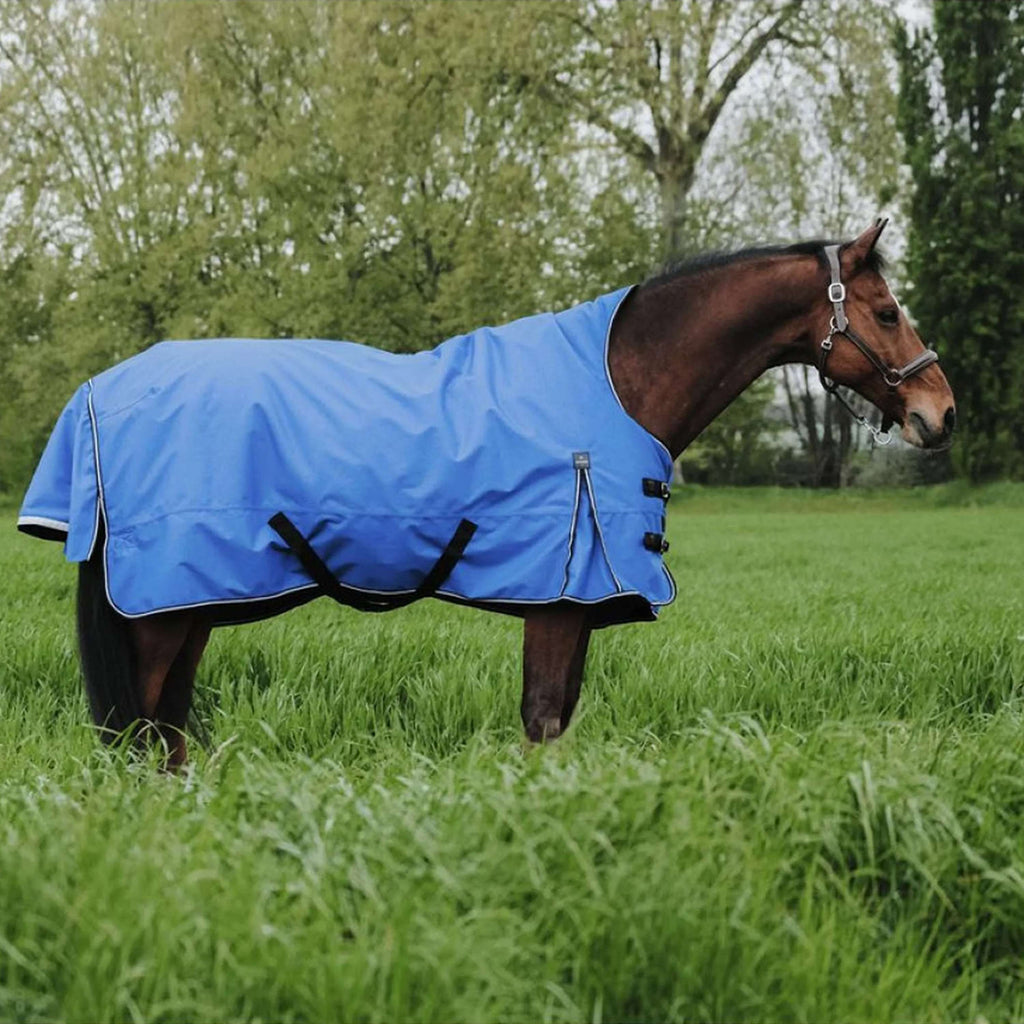 EQUITHÈME Alfombra de Exterior 1200D 300g Aisance High Neck Royal Blue