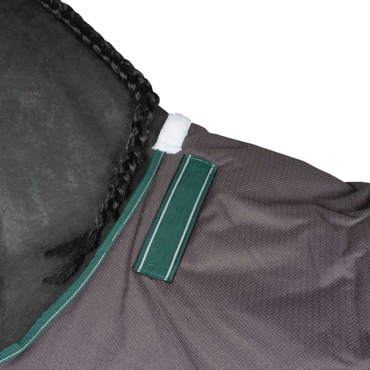 Weatherbeeta Manta de Invierno Comfitec Plus Dynamic II Detach-A-Neck Medium Grey/Dark Green/White