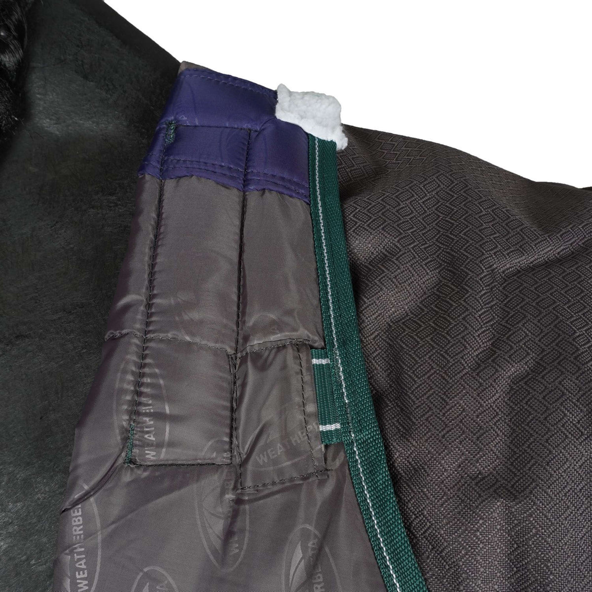 Weatherbeeta Manta de Invierno Comfitec Plus Dynamic II Detach-A-Neck Medium Grey/Dark Green/White