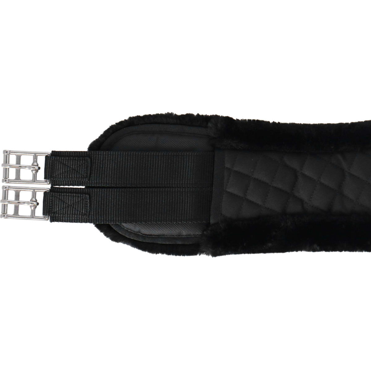 Waldhausen Cincha de Salto Half Moon Negro/Negro
