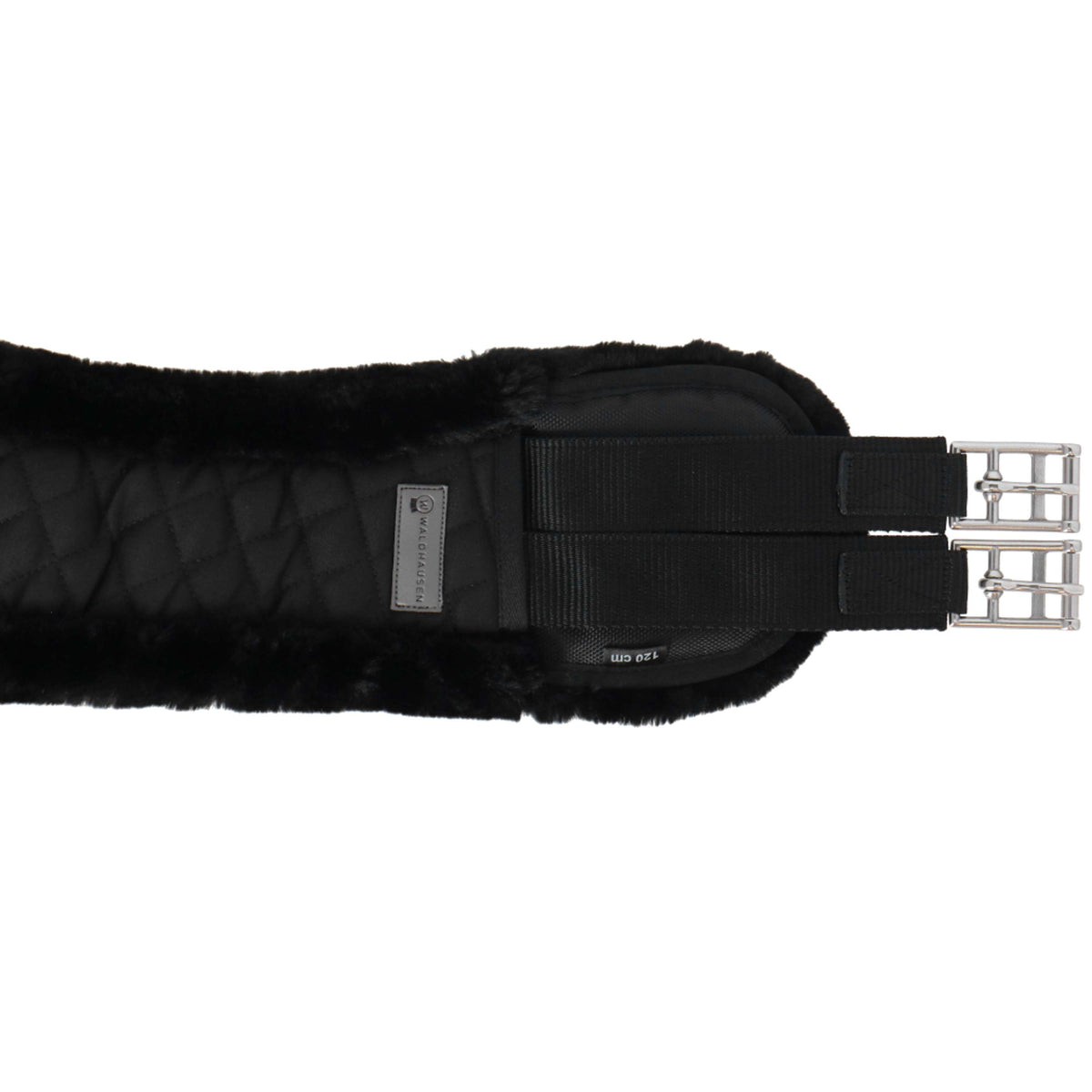 Waldhausen Cincha de Salto Half Moon Negro/Negro