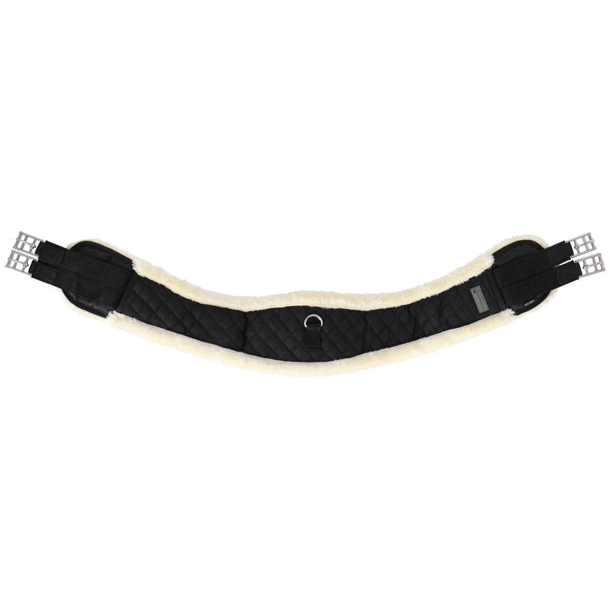 Waldhausen Cincha de Salto Half Moon Negro/Natural