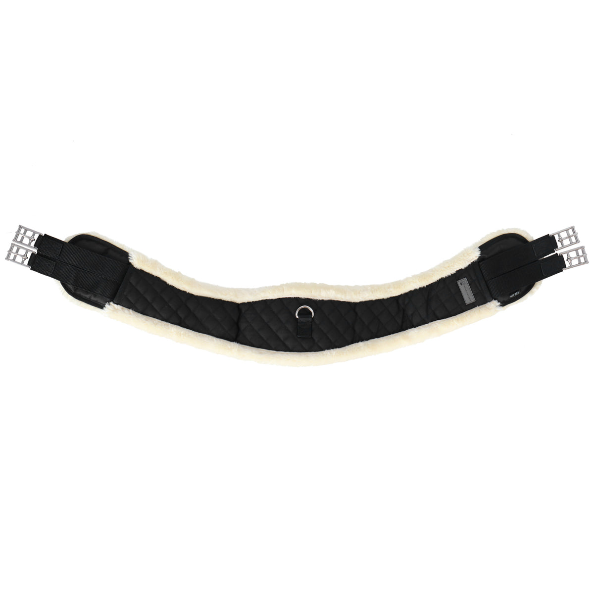 Waldhausen Cincha de Salto Half Moon Negro/Natural