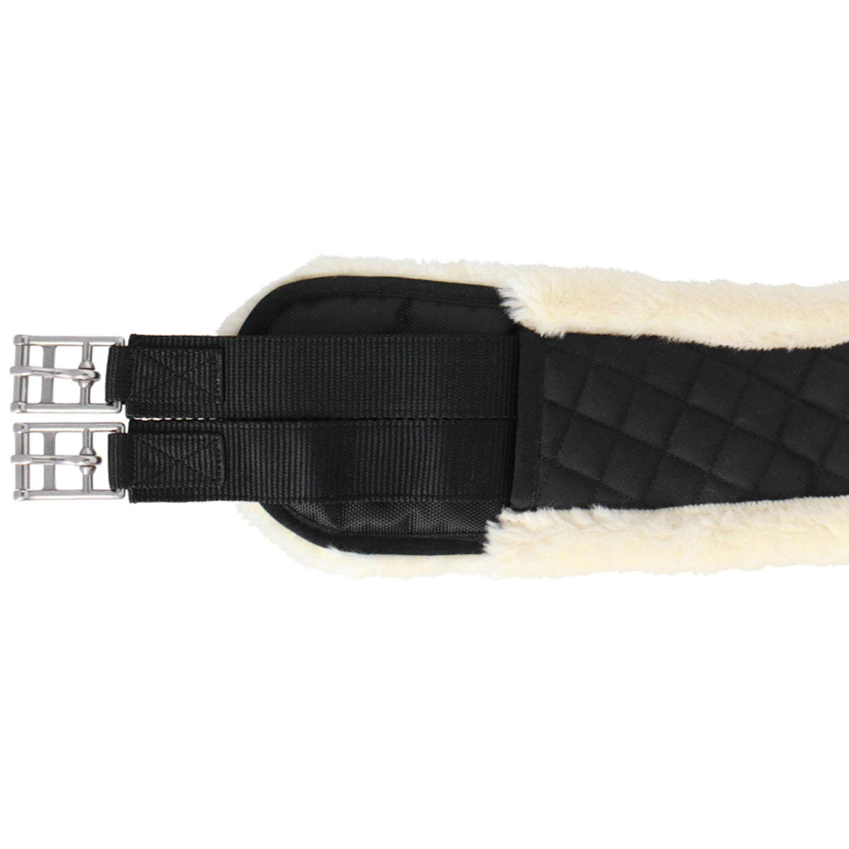 Waldhausen Cincha de Salto Half Moon Negro/Natural