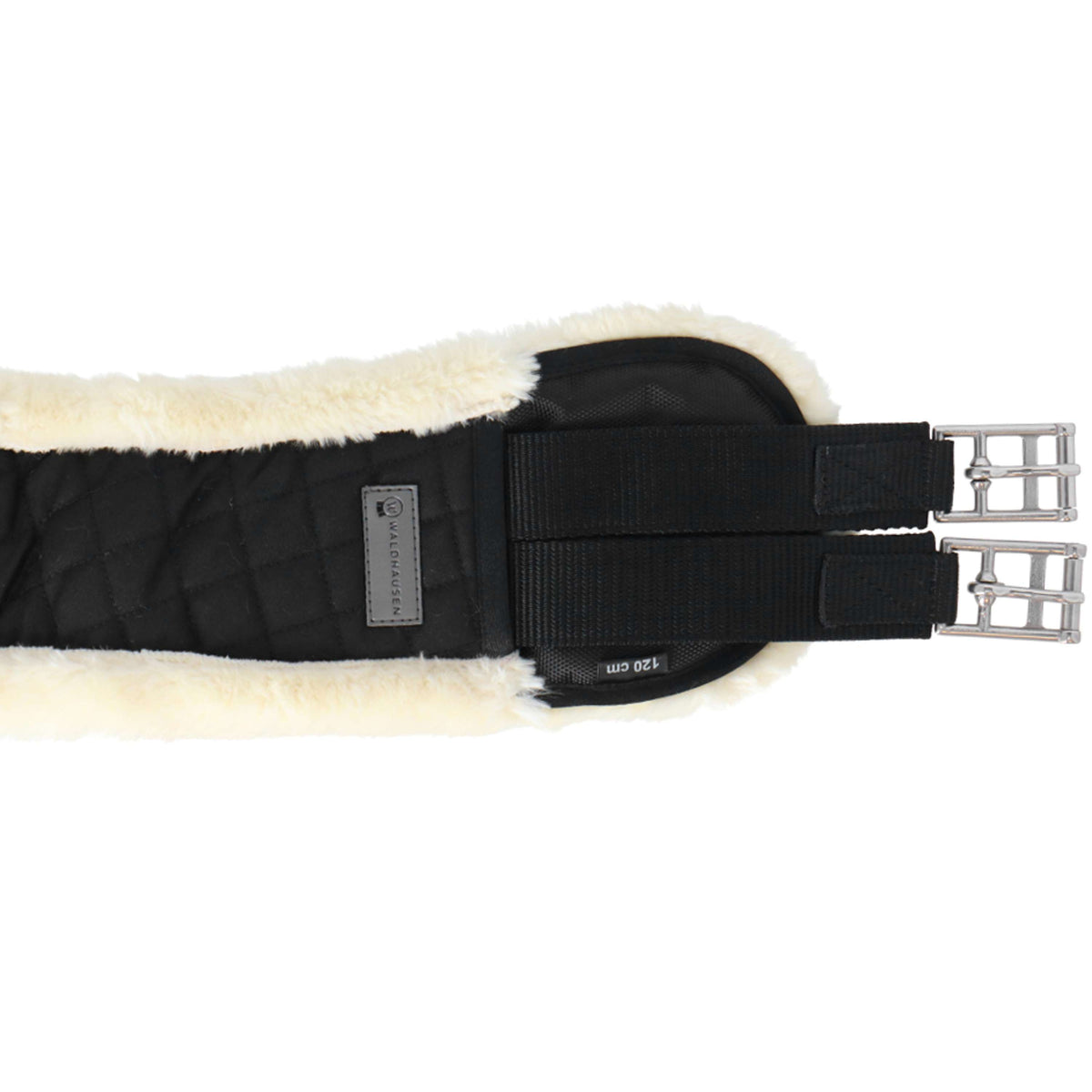 Waldhausen Cincha de Salto Half Moon Negro/Natural
