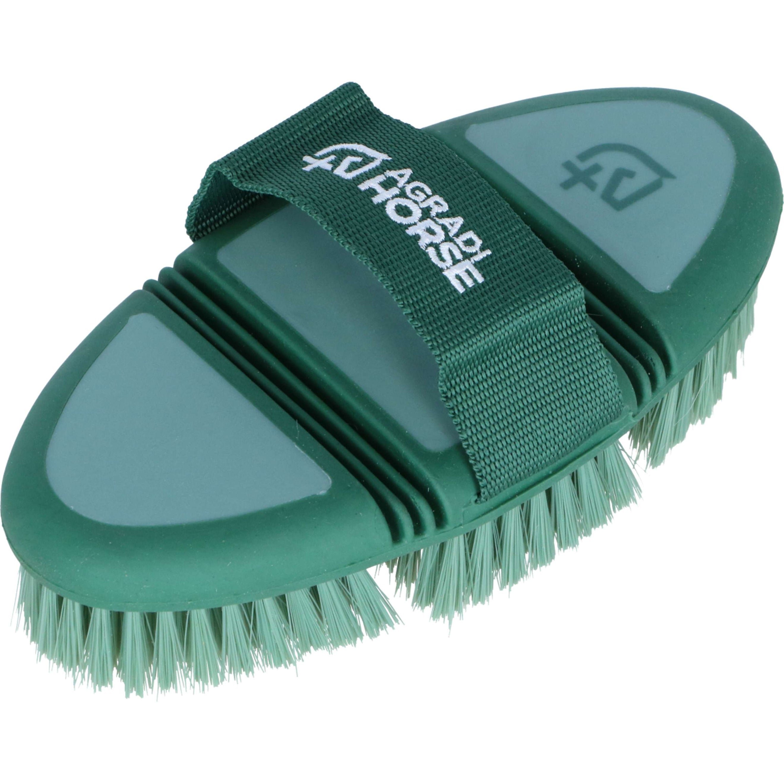 Agradi Horse Cepillo Suave Flex Pelo de Caballo Fir Green