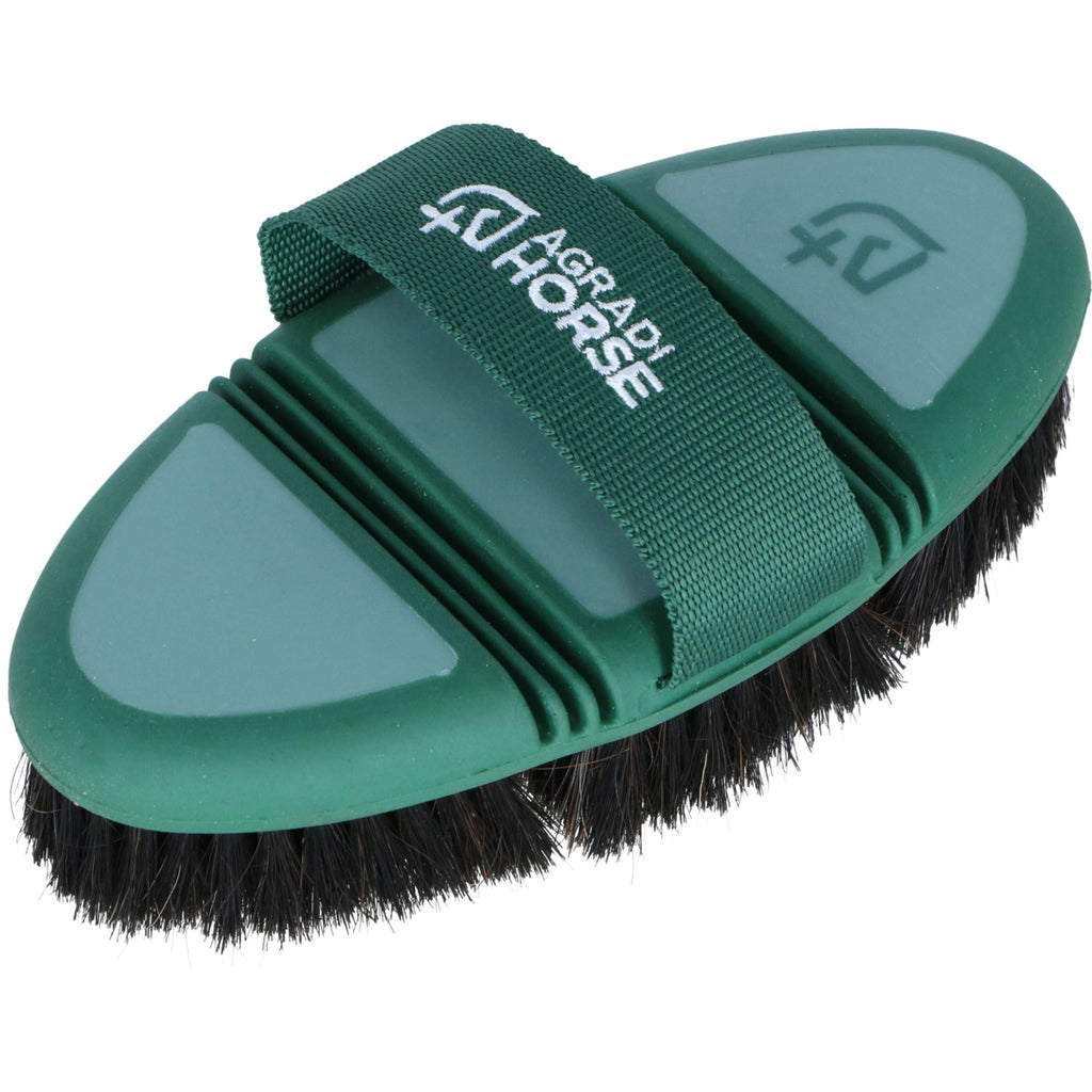 Agradi Horse Cepillo Suave Flex Pelo de Caballo Fir Green