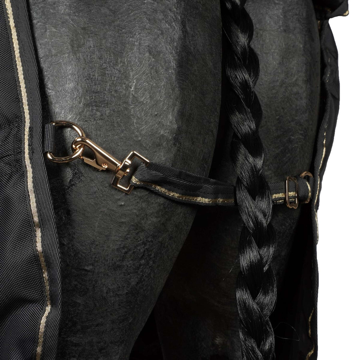 Eskadron Turnout Rug Heritage Alpha 150g Faux Fur Negro