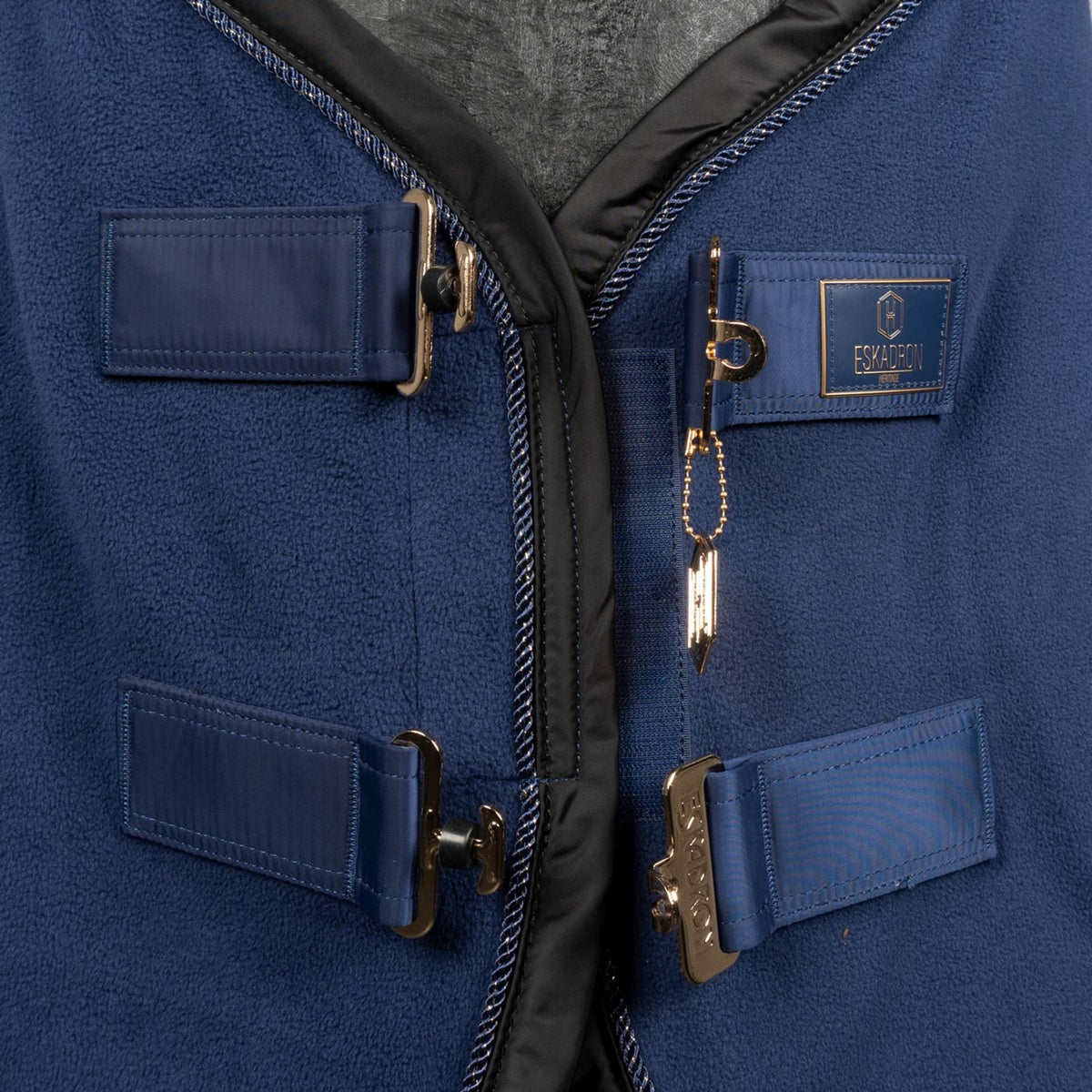 Eskadron Manta para el sudor Heritage Fleece Check True Blue