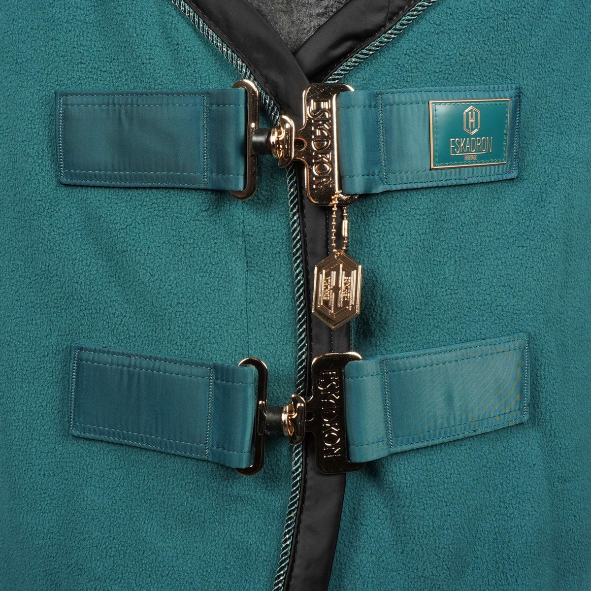 Eskadron Manta para el sudor Heritage Fleece Check Vintage Green
