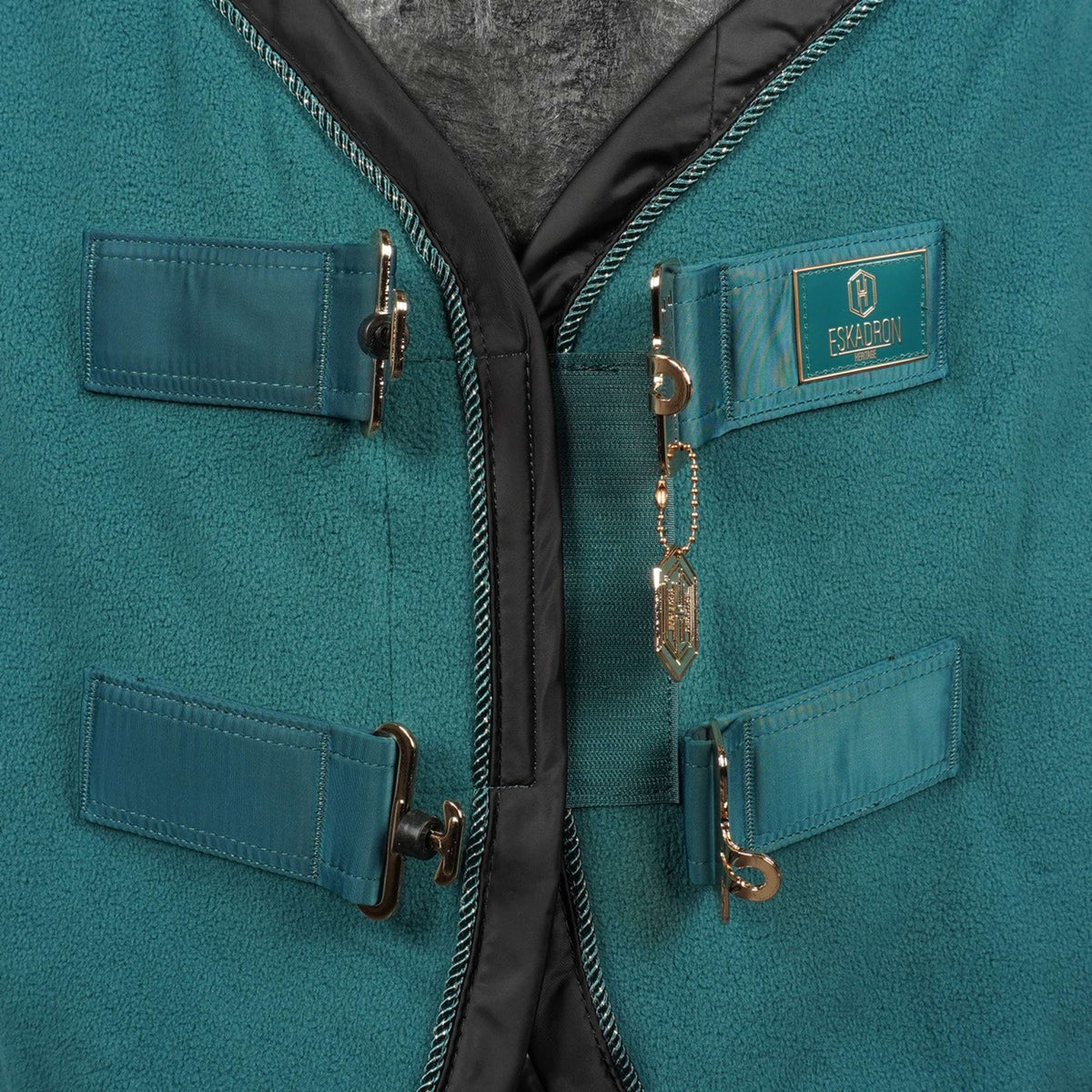 Eskadron Manta para el sudor Heritage Fleece Check Vintage Green