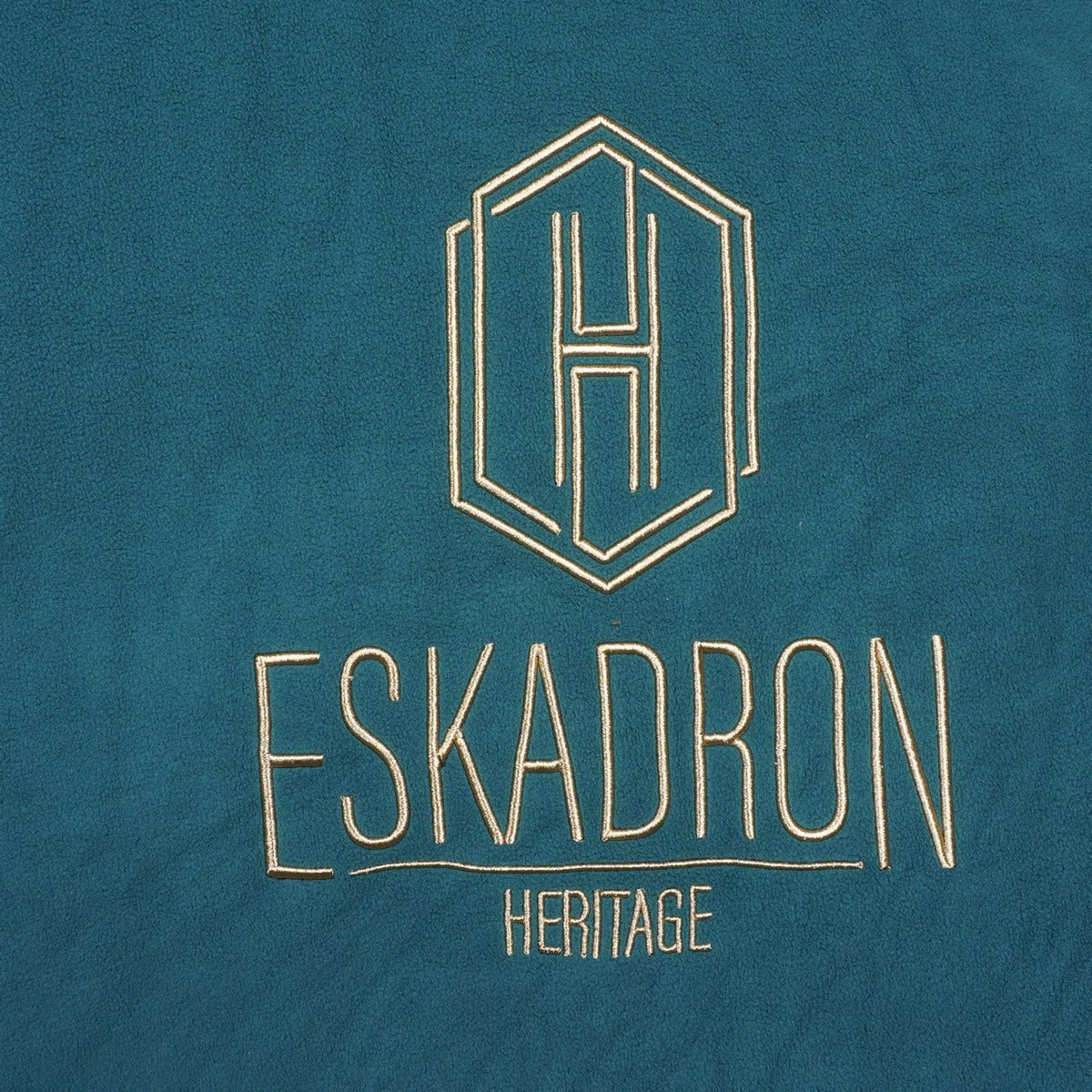 Eskadron Manta para el sudor Heritage Fleece Check Vintage Green