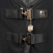 Eskadron Manta para el sudor Heritage Fleece Check Negro