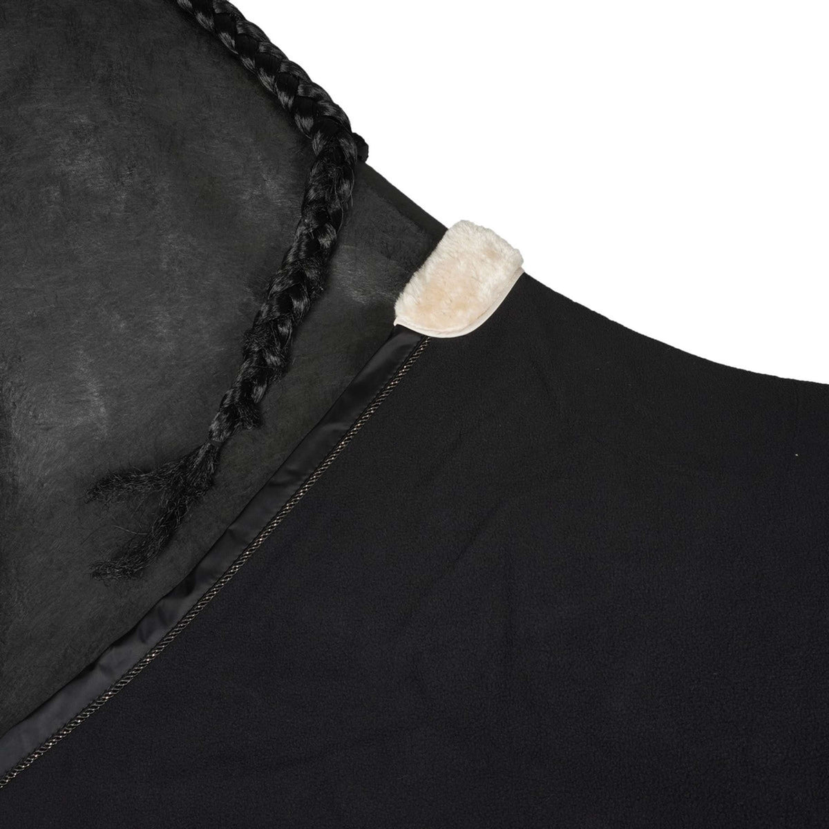 Eskadron Manta para el sudor Heritage Fleece Check Negro