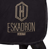 Eskadron Manta para el sudor Heritage Fleece Check Negro