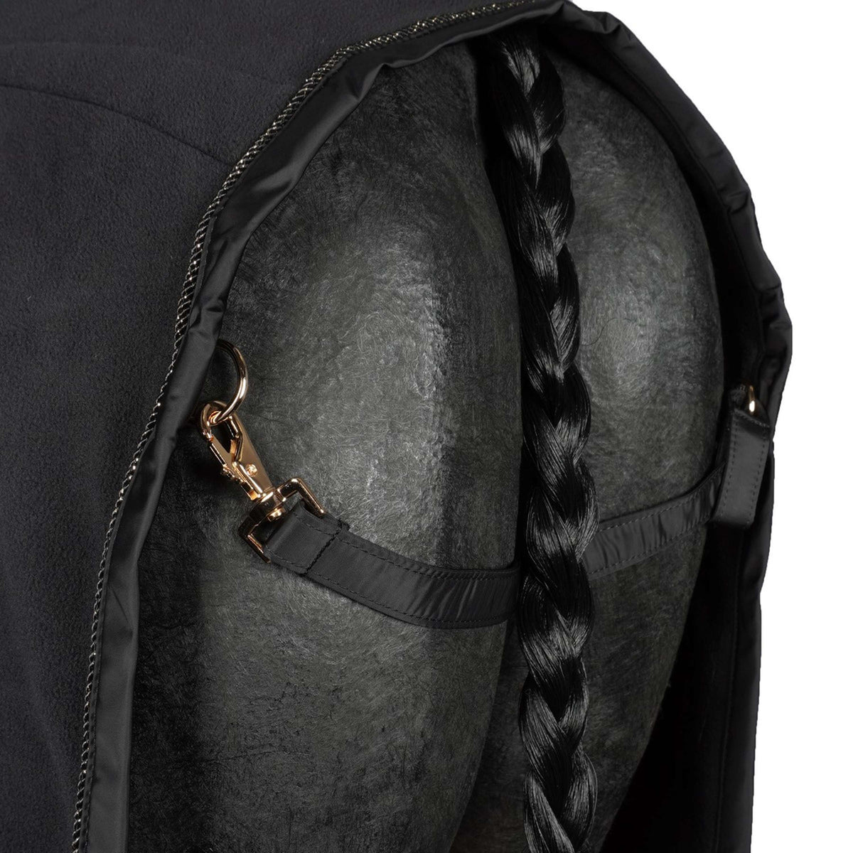 Eskadron Manta para el sudor Heritage Fleece Check Negro