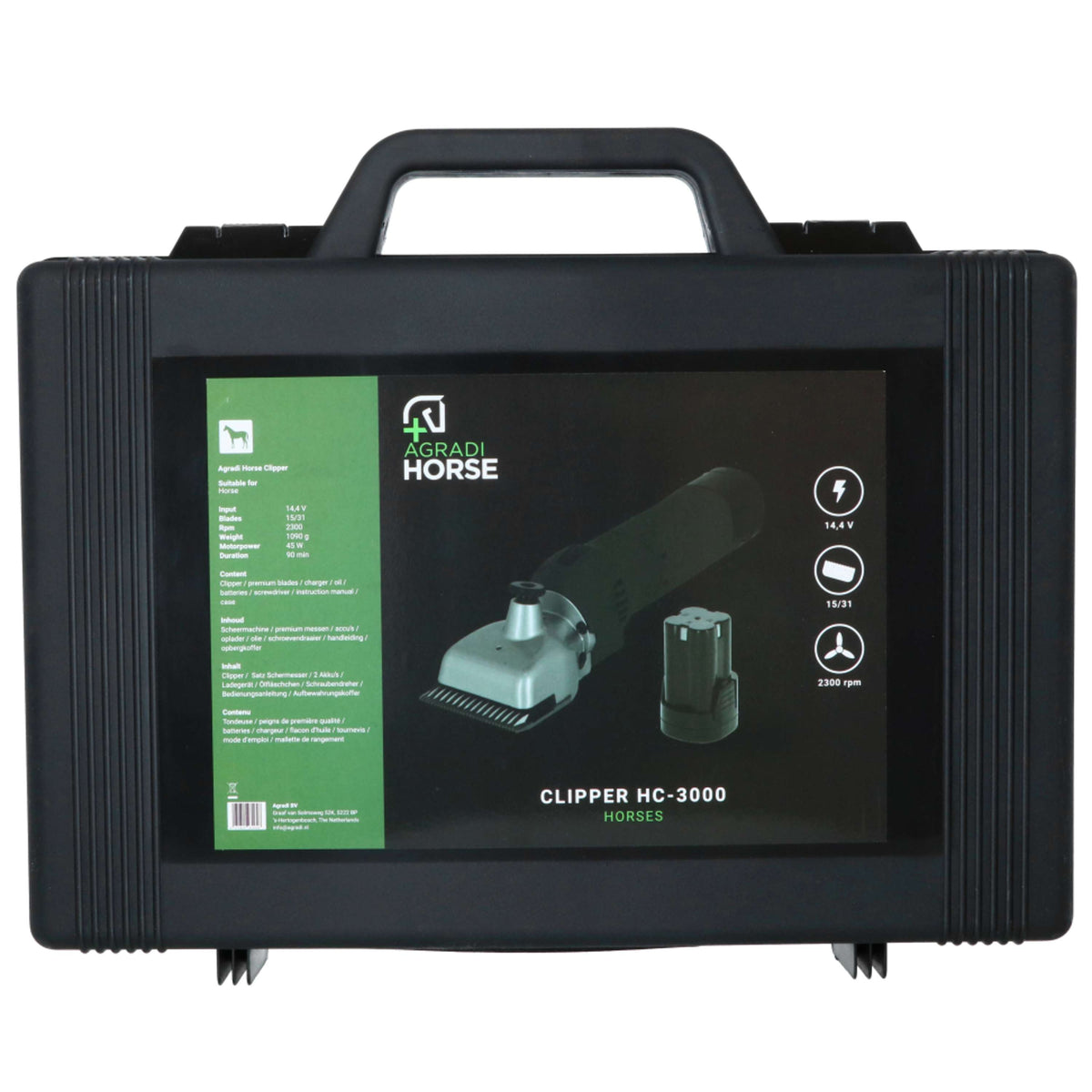 Agradi Horse Máquina de esquilar Verde