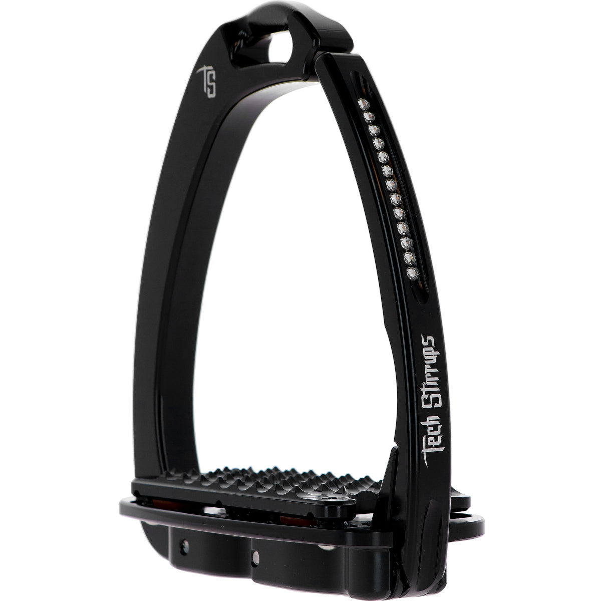 Tech Stirrups Estribos Venice Plus Swarovski Negro/Negro