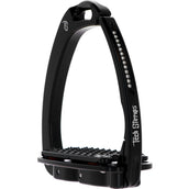 Tech Stirrups Estribos Venice Plus Swarovski Negro/Negro