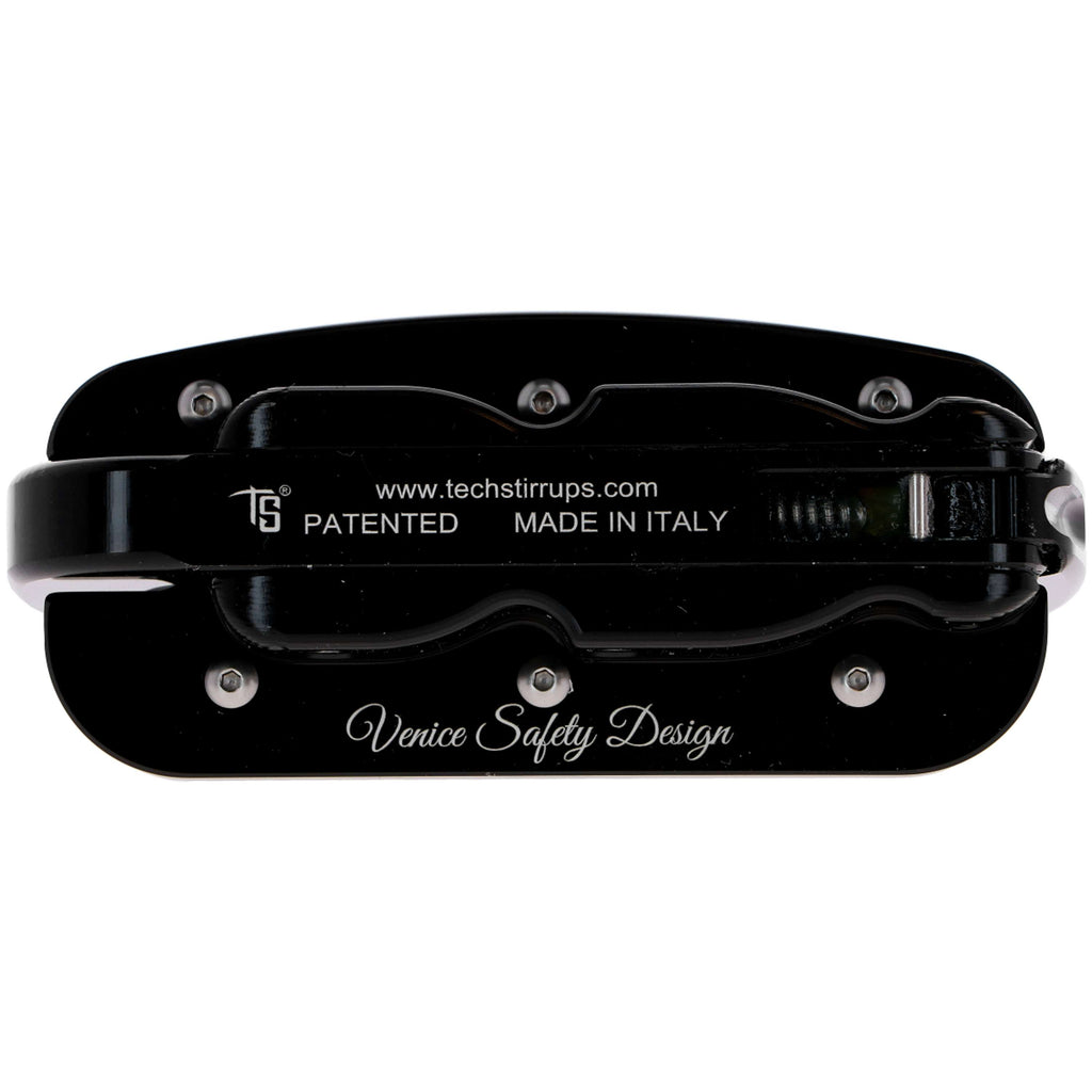 Tech Stirrups Estribos Venice Plus Swarovski Negro/Negro