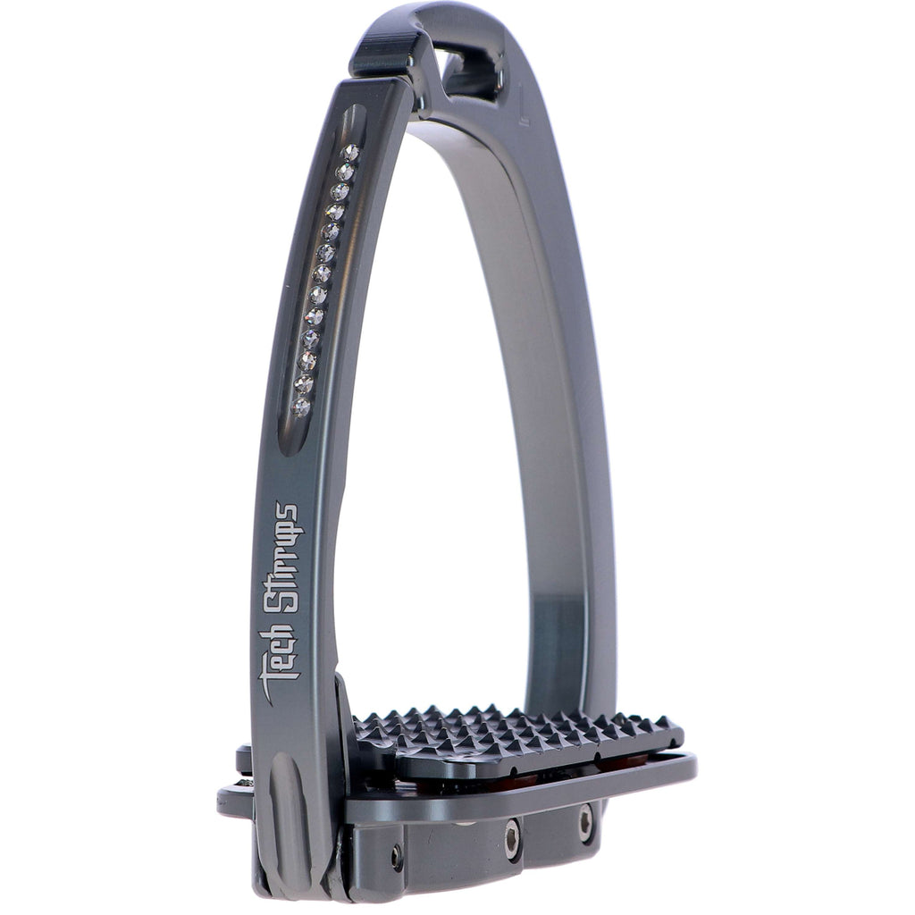 Tech Stirrups Estribos Venice Plus Swarovski Titanio