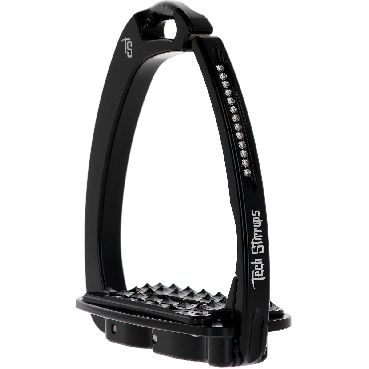 Tech Stirrups Estribos Venice Sloped Evo Swarovski Negro/Negro