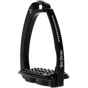 Tech Stirrups Estribos Venice Sloped Evo Swarovski Negro/Negro