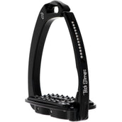 Tech Stirrups Estribos Venice Sloped Evo Swarovski Negro/Negro