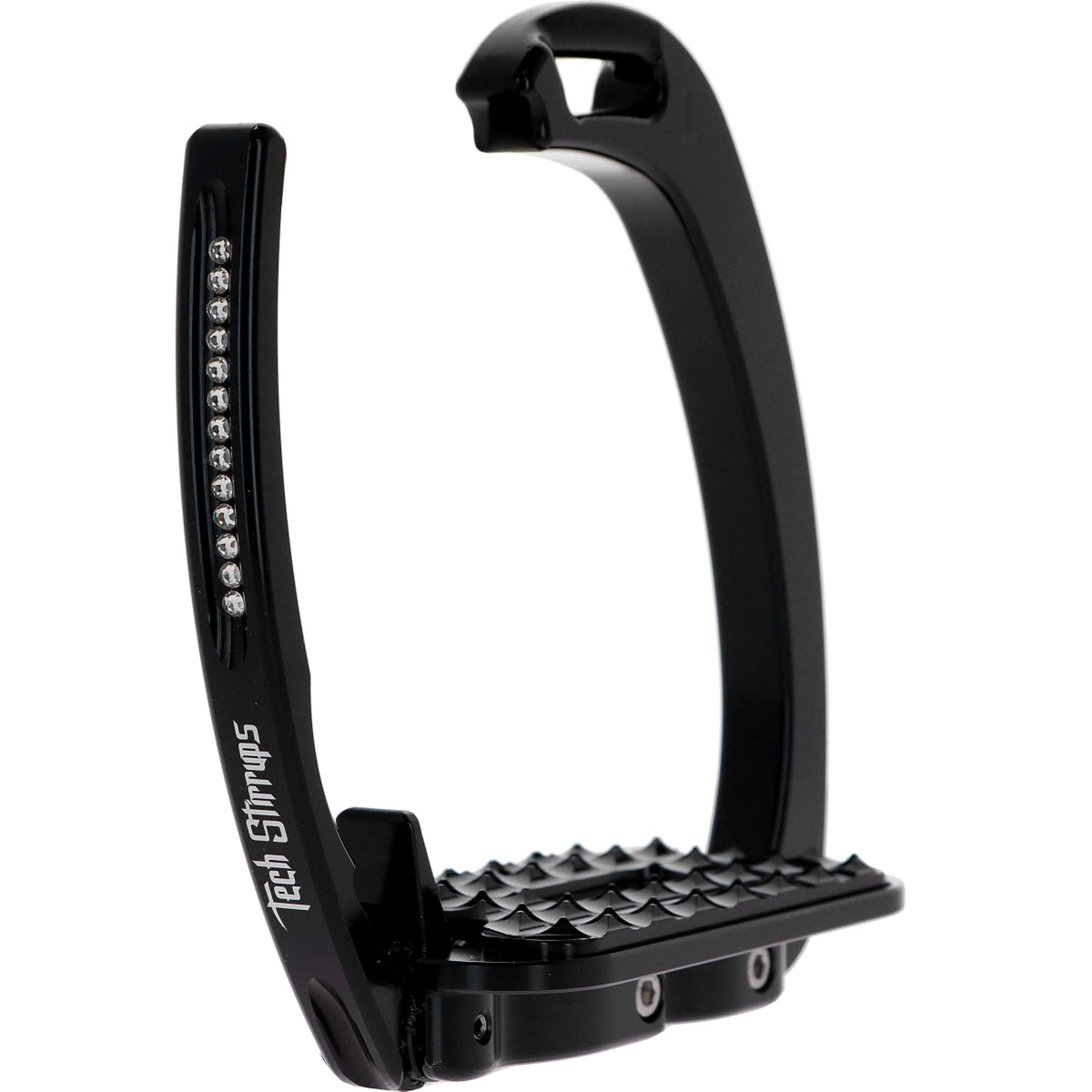 Tech Stirrups Estribos Venice Sloped Evo Swarovski Negro/Negro