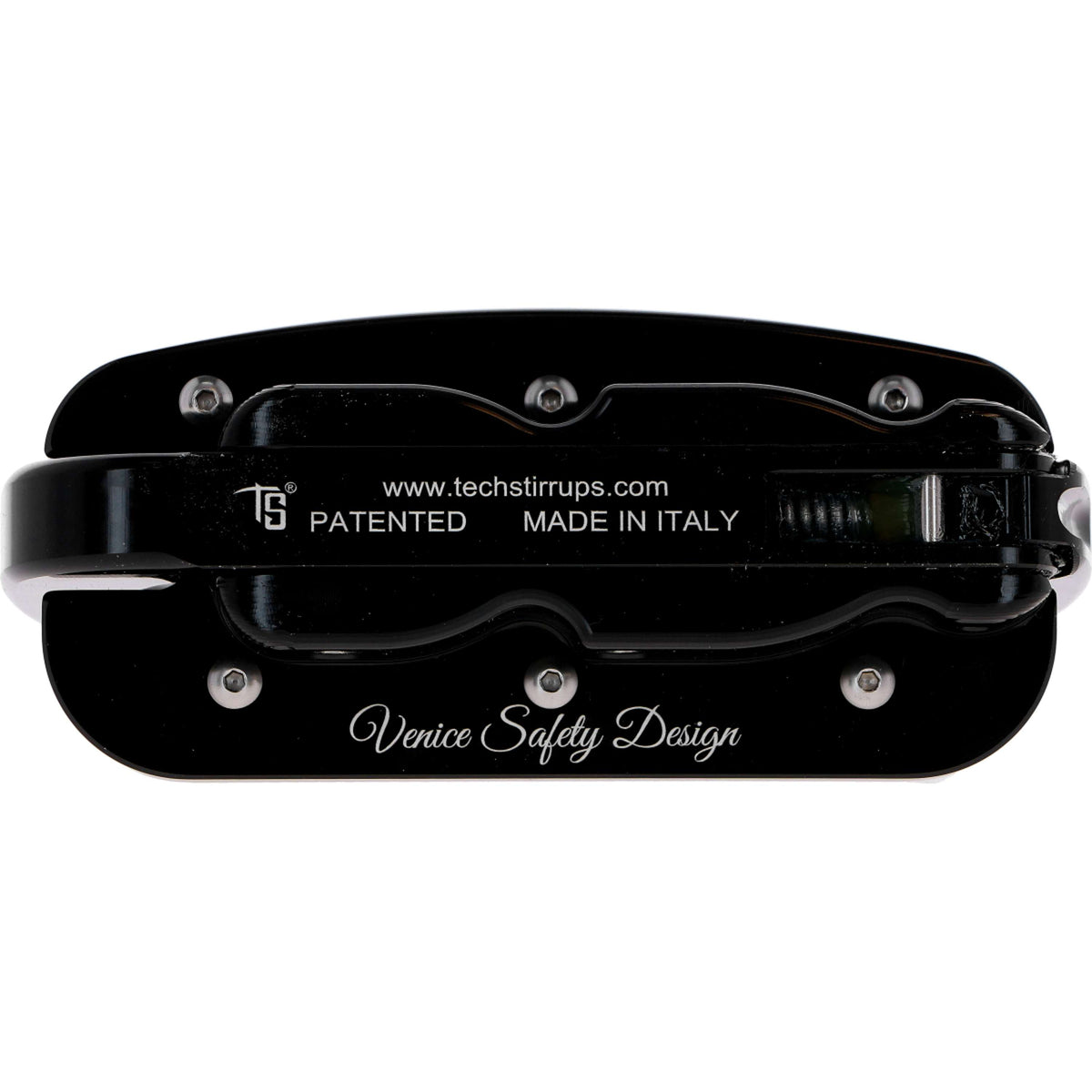 Tech Stirrups Estribos Venice Sloped Evo Swarovski Negro/Negro