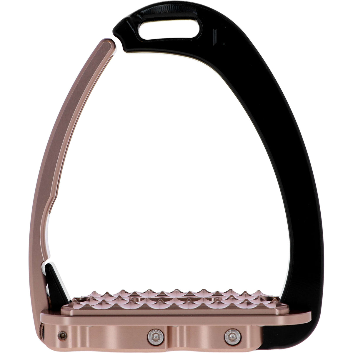 Tech Stirrups Estribos Venice Sloped Evo Swarovski Negro/Oro rosa