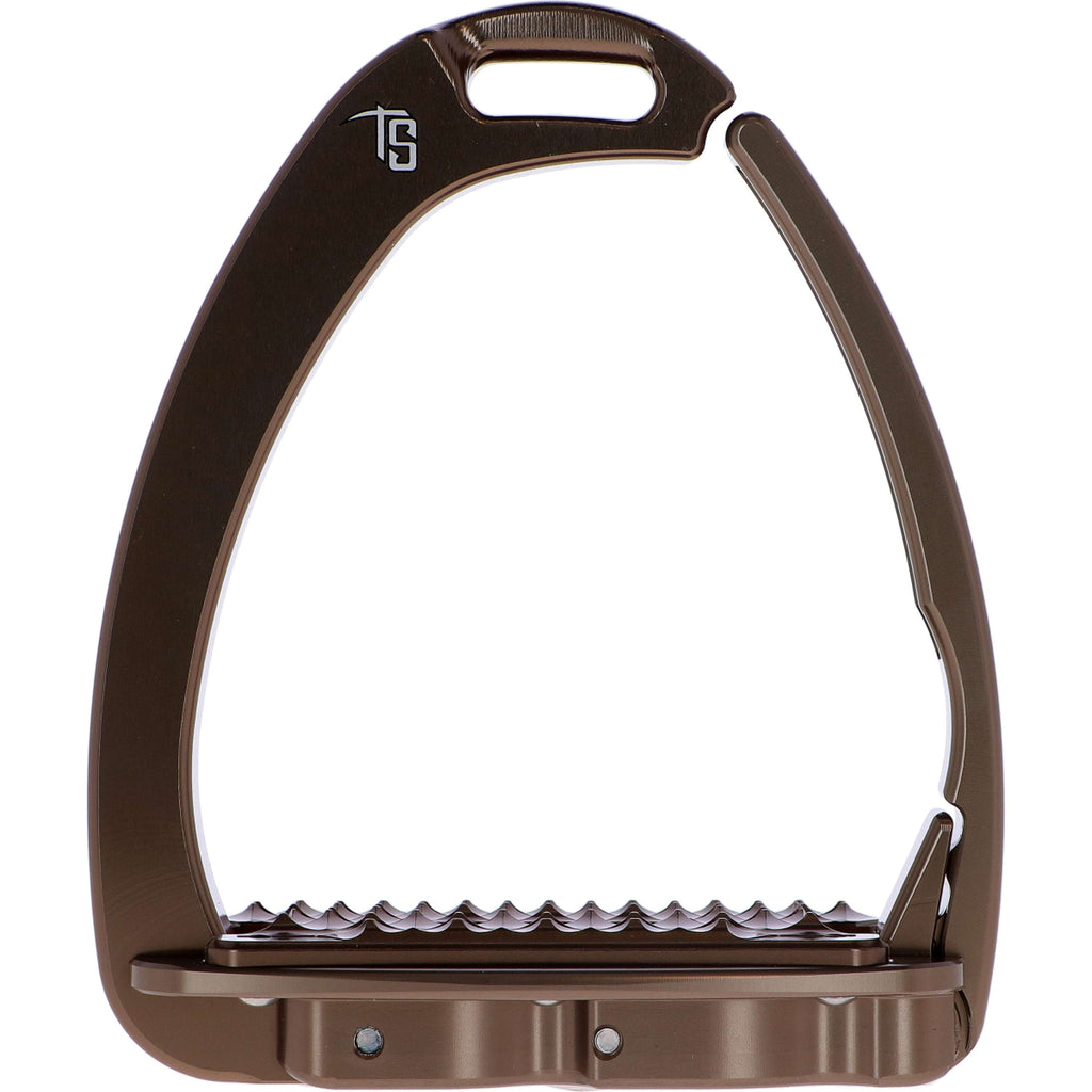 Tech Stirrups Estribos Venice Sloped Evo Swarovski Marron