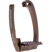 Tech Stirrups Estribos Venice Sloped Evo Swarovski Marron