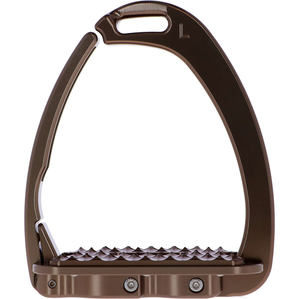 Tech Stirrups Estribos Venice Sloped Evo Swarovski Marron