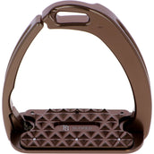 Tech Stirrups Estribos Venice Sloped Evo Swarovski Marron