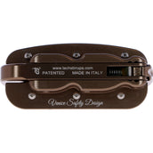 Tech Stirrups Estribos Venice Sloped Evo Swarovski Marron