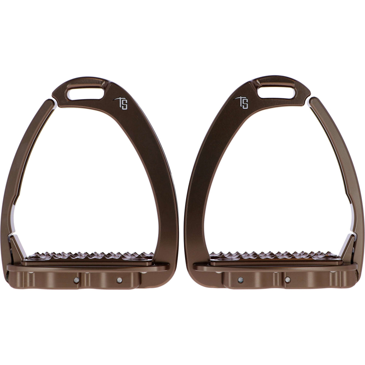 Tech Stirrups Estribos Venice Sloped Evo Swarovski Marron
